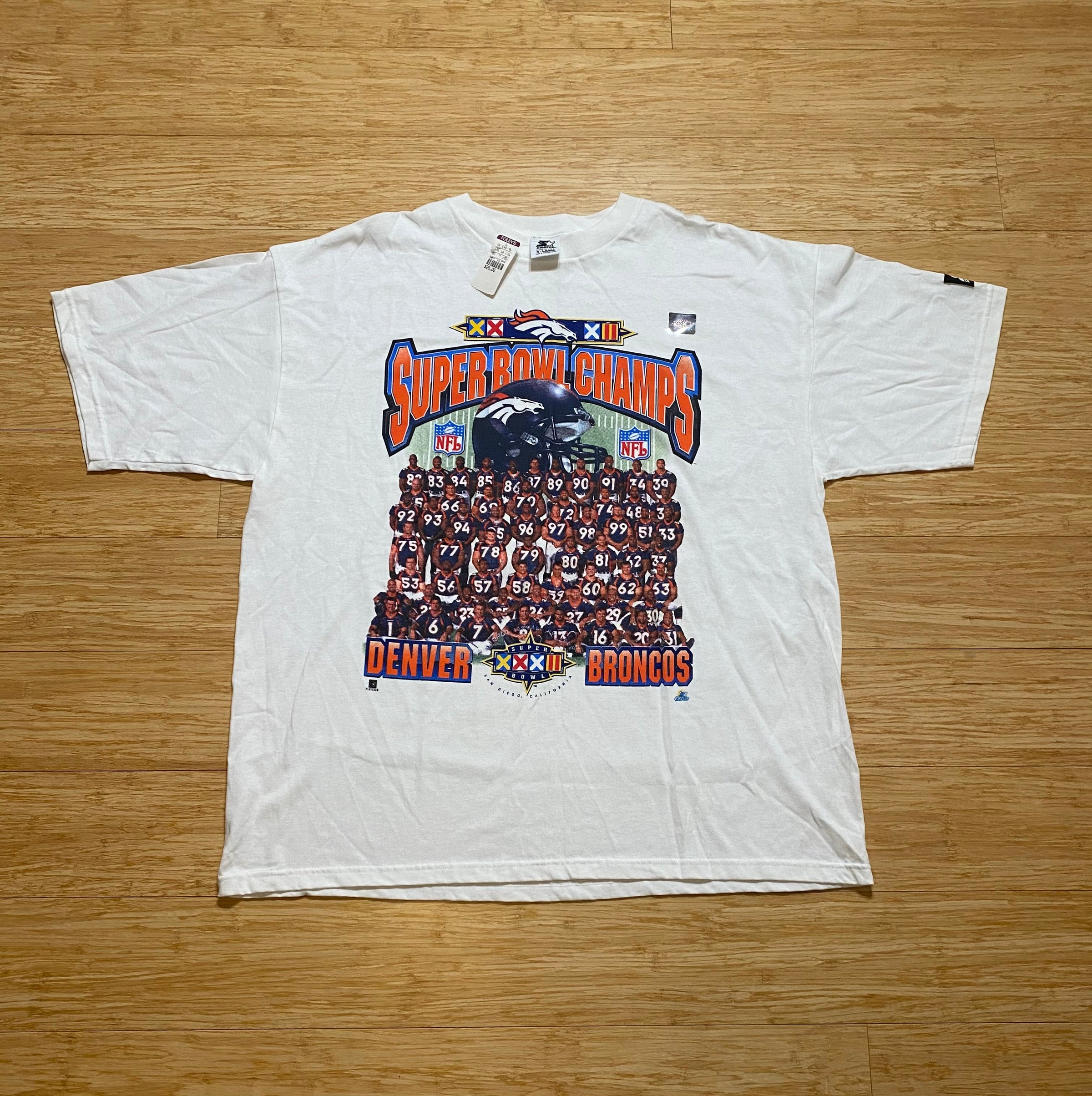 Vintage Denver Broncos Super Bowl XXXII Champions T-Shirt